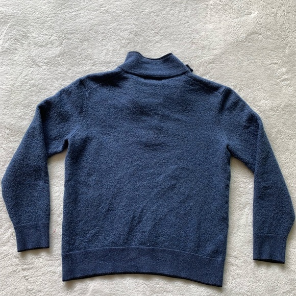 KIRKLAND SIGNATURE 3/4 SLEEVE QUARTER ZIP SWEATER - Picture 4 of 4